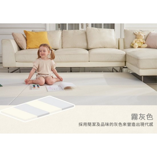Caraz W4 遊戲爬行墊 - 200 x 140 cm - 霧灰