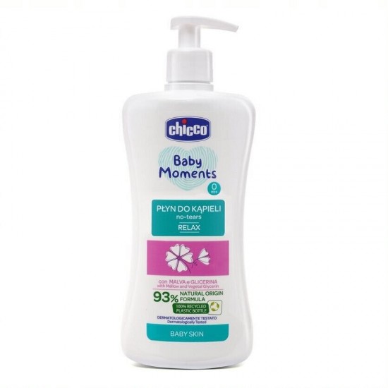 Chicco Baby Moments 嬰兒沐浴露 500ml - 錦葵花