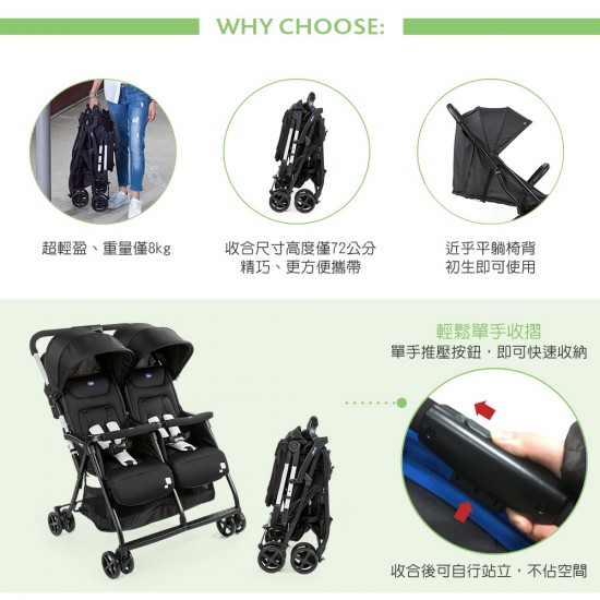 Chicco Ohlala 雙人手推車