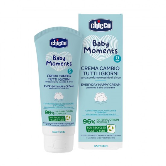 Chicco Baby Moments 尿疹舒緩膏 (不含氧化鋅) 100 ml 