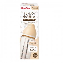 Chu Chu Multi Fit 闊身口徑 PPSU 奶瓶 240 ml