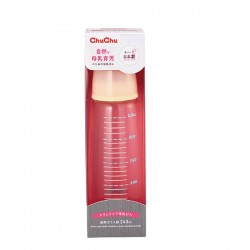 Chu Chu 自然標準口徑耐熱玻璃奶瓶 240 ml