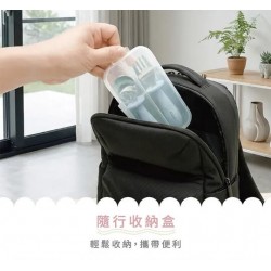Combi 不鏽鋼叉匙套裝 - 藍色