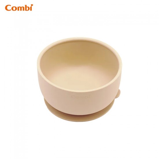 Combi 小熊鉑金矽膠吸盤餐碗