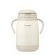 Combi Laku Mug 不鏽鋼吸管學習杯 (6個月+) 370ml - 杏色