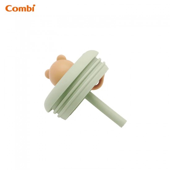 Combi 小熊鉑金矽膠兩階段吸管杯