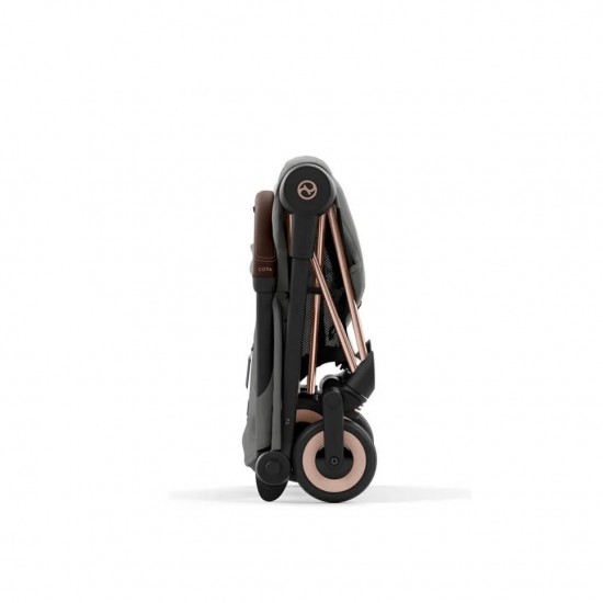 Cybex Coya 嬰兒車 (玫瑰金車架) - Sepia Black