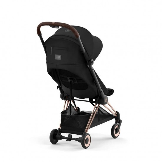 Cybex Coya 嬰兒車 (玫瑰金車架) - Sepia Black