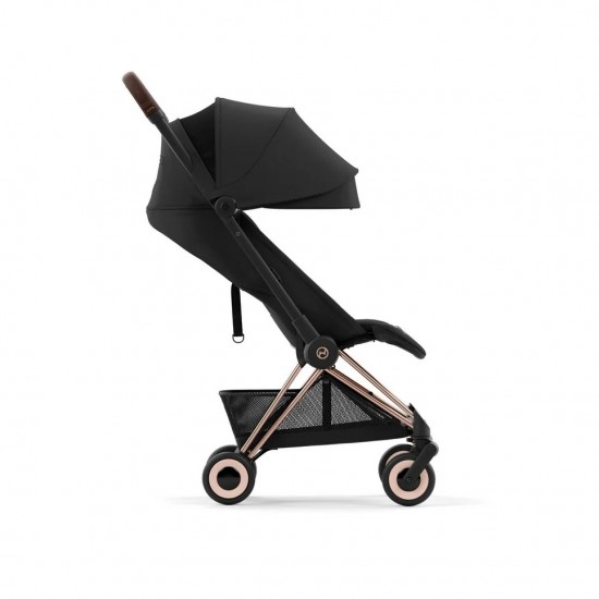 Cybex Coya 嬰兒車 (玫瑰金車架) - Sepia Black