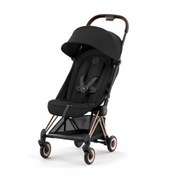 Cybex Coya 嬰兒車 (玫瑰金車架) - Sepia Black