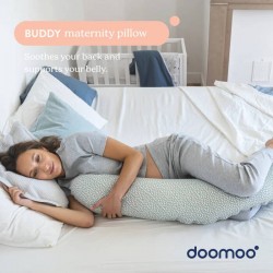 Doomoo BUDDY 多功能大抱枕 - 雲紋/湖水綠 (B60)