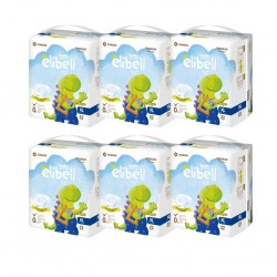 Elibell 嬰兒紙尿片 XL 22 pcs x 6