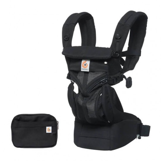 Ergobaby Omni 全階段型四式360嬰兒揹帶透氣款 - Onyx Black