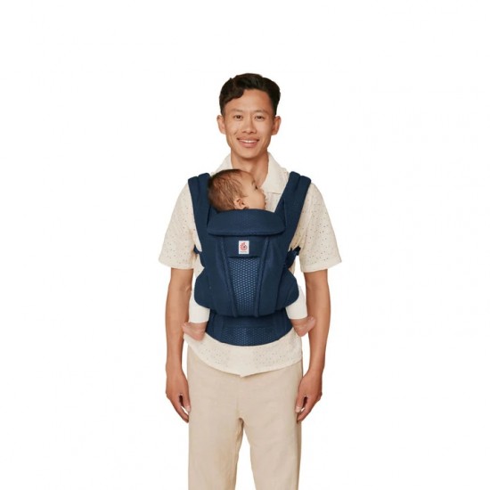 Ergobaby Omni Deluxe All-in-One 透氣款嬰兒揹帶 - 午夜藍