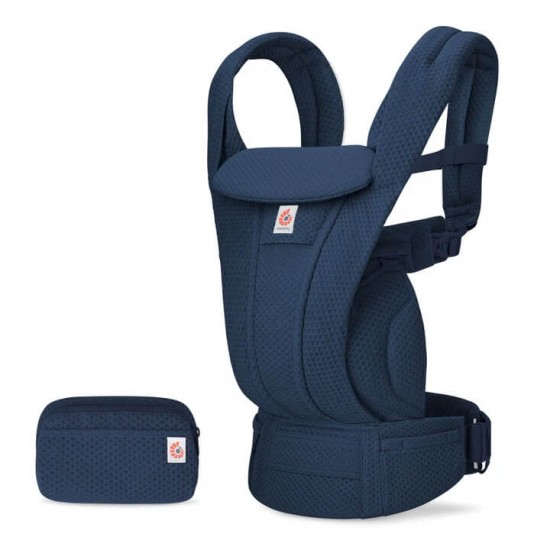 Ergobaby Omni Deluxe All-in-One 透氣款嬰兒揹帶 - 午夜藍