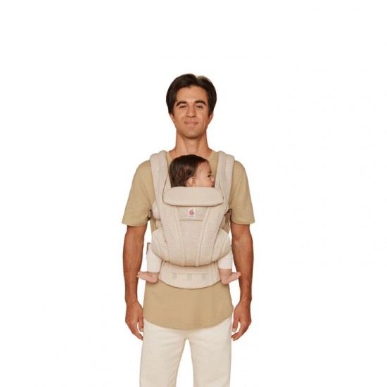 Ergobaby Omni Deluxe All-in-One 透氣款嬰兒揹帶 - 自然米色