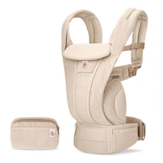 Ergobaby Omni Deluxe All-in-One 透氣款嬰兒揹帶 - 自然米色