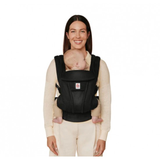 Ergobaby Omni Deluxe All-in-One 透氣款嬰兒揹帶 - 黑色