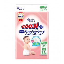 Goon 大王柔觸肌嬰兒紙尿片 中碼 (M) - 52片 x 4 packs