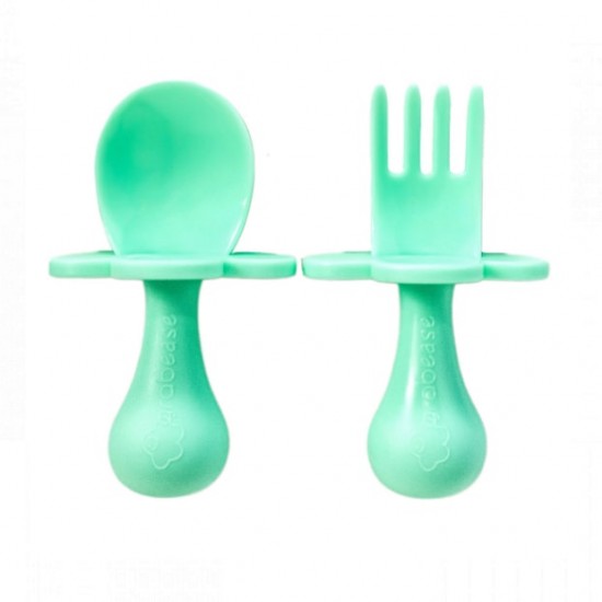 Grabease 雲朵學習餐具 - Mint