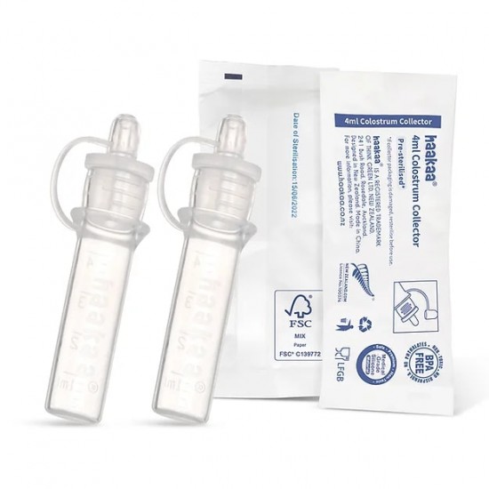 Haakaa 2個裝矽膠初乳收集器 (預先消毒)