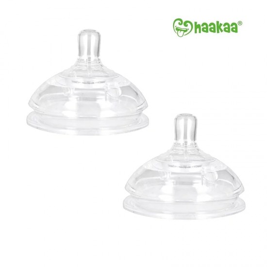 Haakaa 矽膠奶嘴  2 pcs - Size L