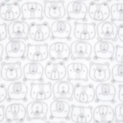 HALO 包被睡袋 / 抓毛 - 熊臉 (Size S)