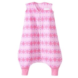 HALO 開褲腳睡袋, 抓毛  (size XL)   - 粉漸進碎花