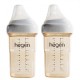 hegen PCTO™ PPSU 多功能寬口奶瓶 240ml / 8 oz x 2 pcs - 白色