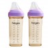 hegen PCTO™ PPSU 多功能寬口奶瓶 330ml / 11 oz x 2 pcs - 紫色