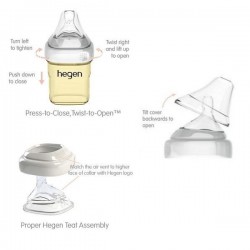 hegen PCTO™ PPSU 多功能寬口奶瓶 150ml / 5oz - 白色