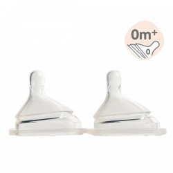 hegen 防脹氣智慧奶嘴 (超慢速) 0m+ 2 pcs