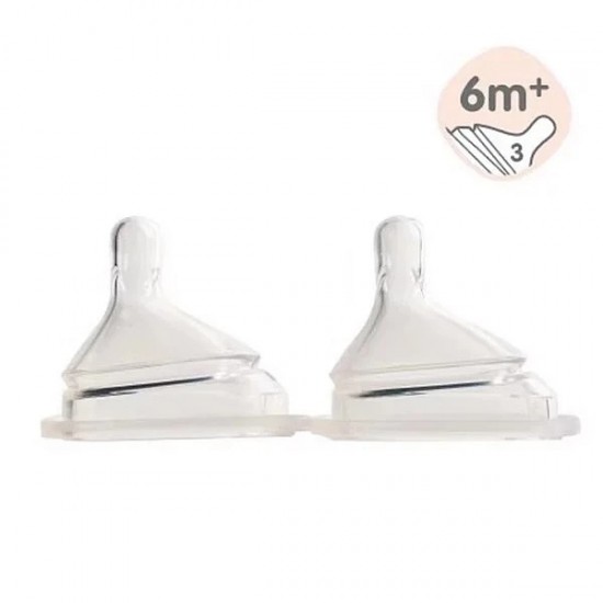 hegen 防脹氣智慧奶嘴 (快速) 6m+ 2 pcs