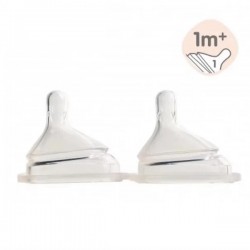 hegen 防脹氣智慧奶嘴 (慢速) 1m+ 2 pcs