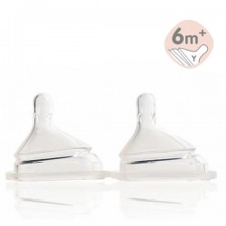 hegen 防脹氣智慧奶嘴 (Y形孔) 6m+ 2 pcs