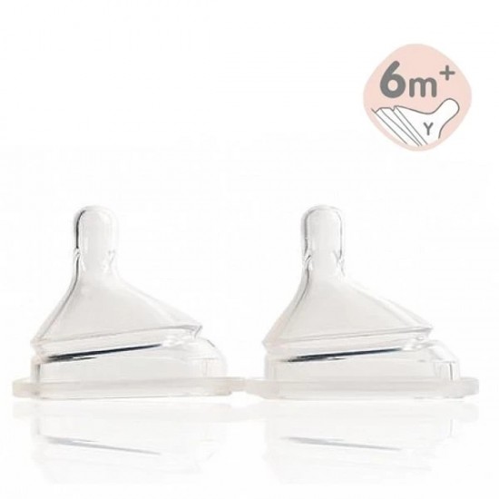 hegen 防脹氣智慧奶嘴 (Y形孔) 6m+ 2 pcs