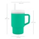 Infantino My 1st Tumbler 矽膠吸管隨行杯 - 青草綠