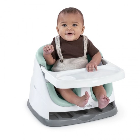 Ingenuity Baby Base 2-in-1 加高座椅 - 霧綠
