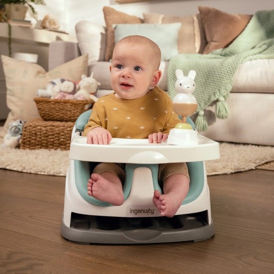 Ingenuity Baby Base 2-in-1 加高座椅 - 霧綠
