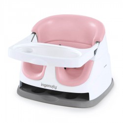Ingenuity Baby Base 2-in-1 加高座椅 - 粉紅