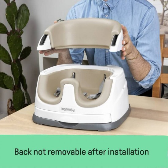 Ingenuity Baby Base 2-in-1 加高座椅 - 羊絨色
