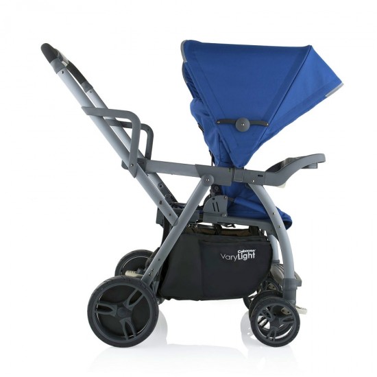 Joovy Caboose VaryLight Graphite 成長型雙子車 (藍莓)