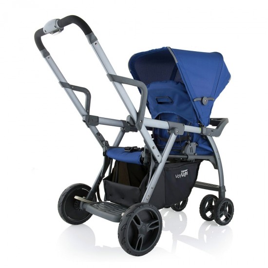 Joovy Caboose VaryLight Graphite 成長型雙子車 (藍莓)