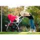 Joovy Caboose VaryLight Graphite 成長型雙子車 (藍莓)