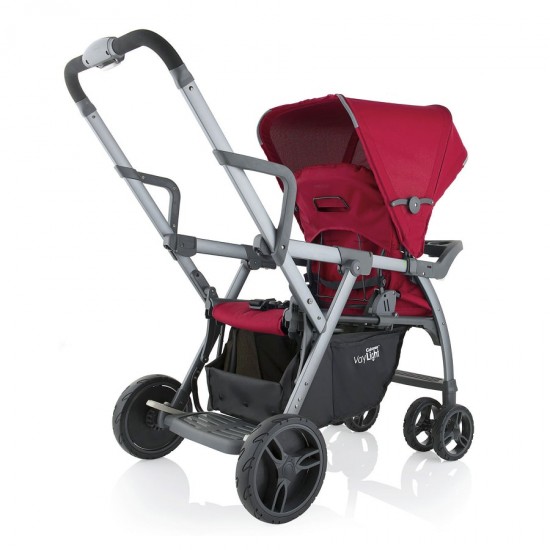 Joovy Caboose VaryLight Graphite 成長型雙子車 (紅色)