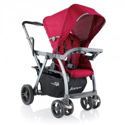 Joovy Caboose VaryLight Graphite 成長型雙子車 (紅色)