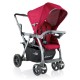 Joovy Caboose VaryLight Graphite 成長型雙子車 (紅色)