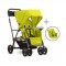 Joovy Caboose UL Graphite 輕巧雙子車連後座 (柚子黃)