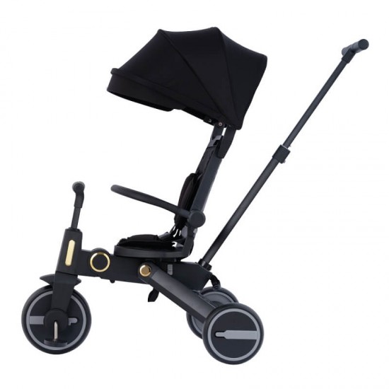 Kids Star RIDER+ 7-IN-1 摺合三輪車 - 黑色