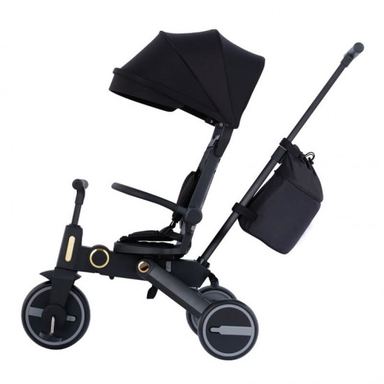 Kids Star RIDER+ 7-IN-1 摺合三輪車 - 黑色